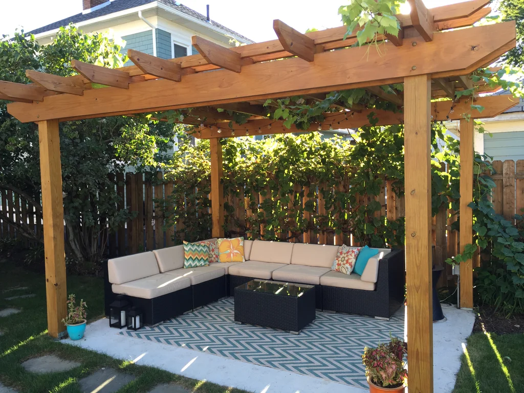 DIY pergola