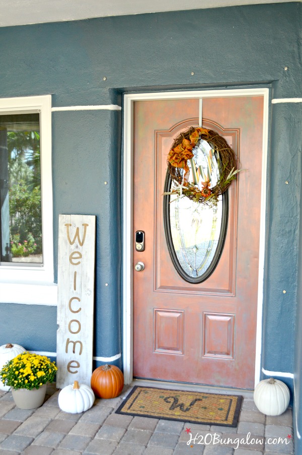 Wooden Entryway Welcome Sign