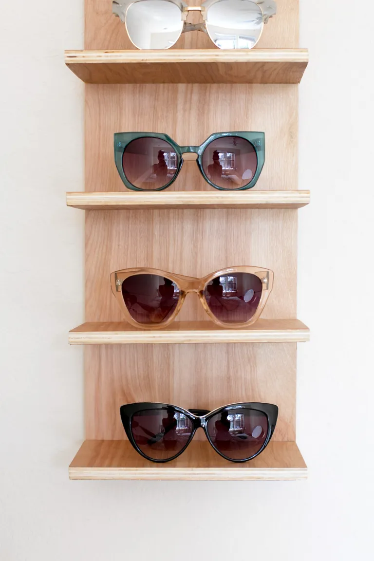 Sunglass Storage Rack