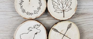 Coasters Wood Burning