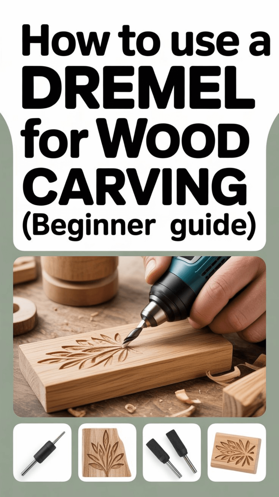 how to use a dremel for wood carving