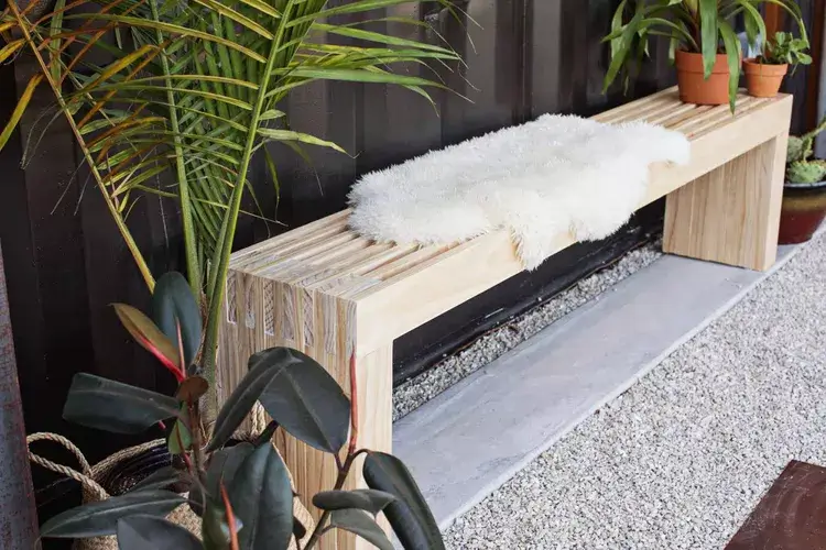 simple diy wooden bench
