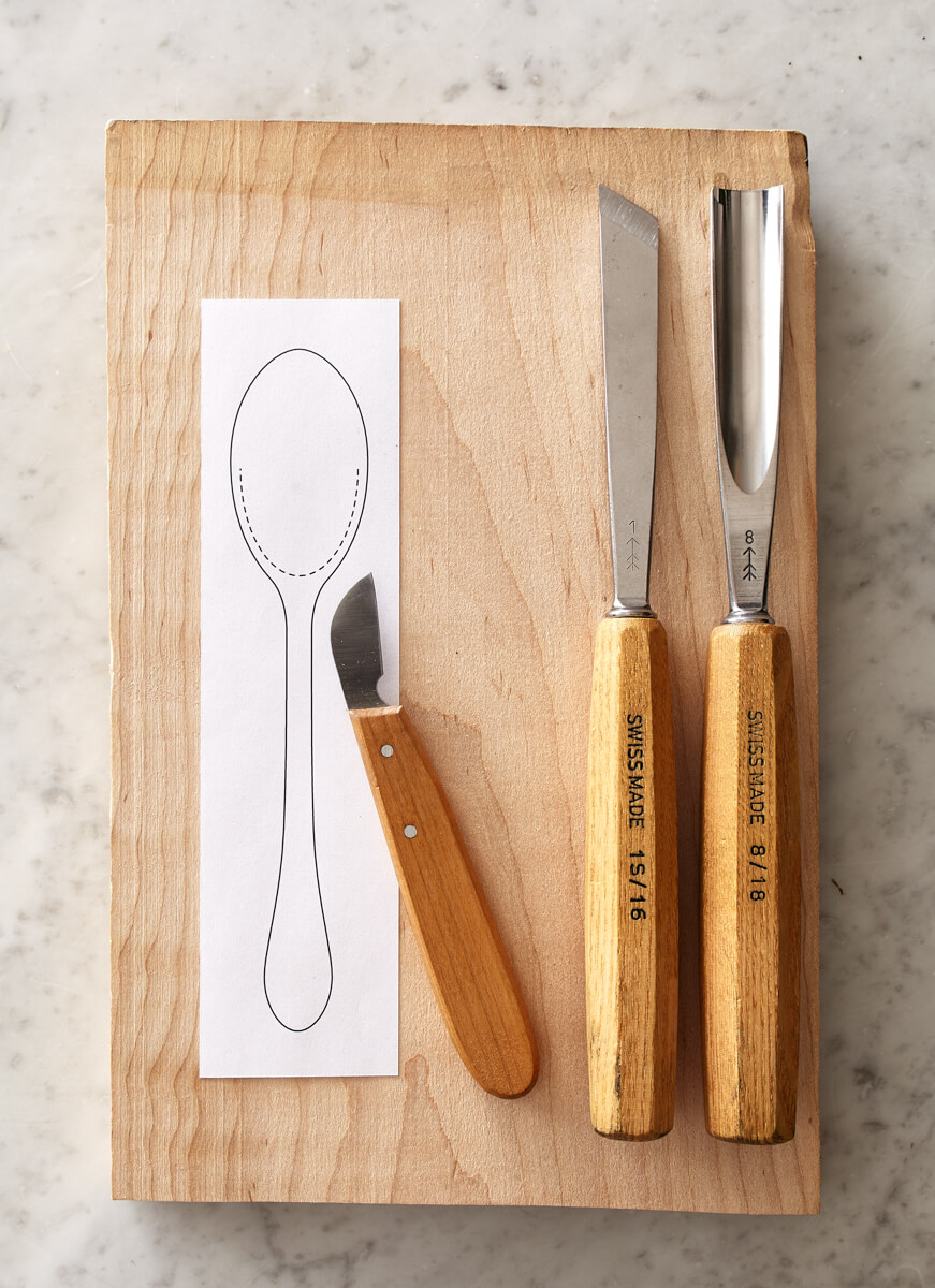 Draw the Spoon Shape