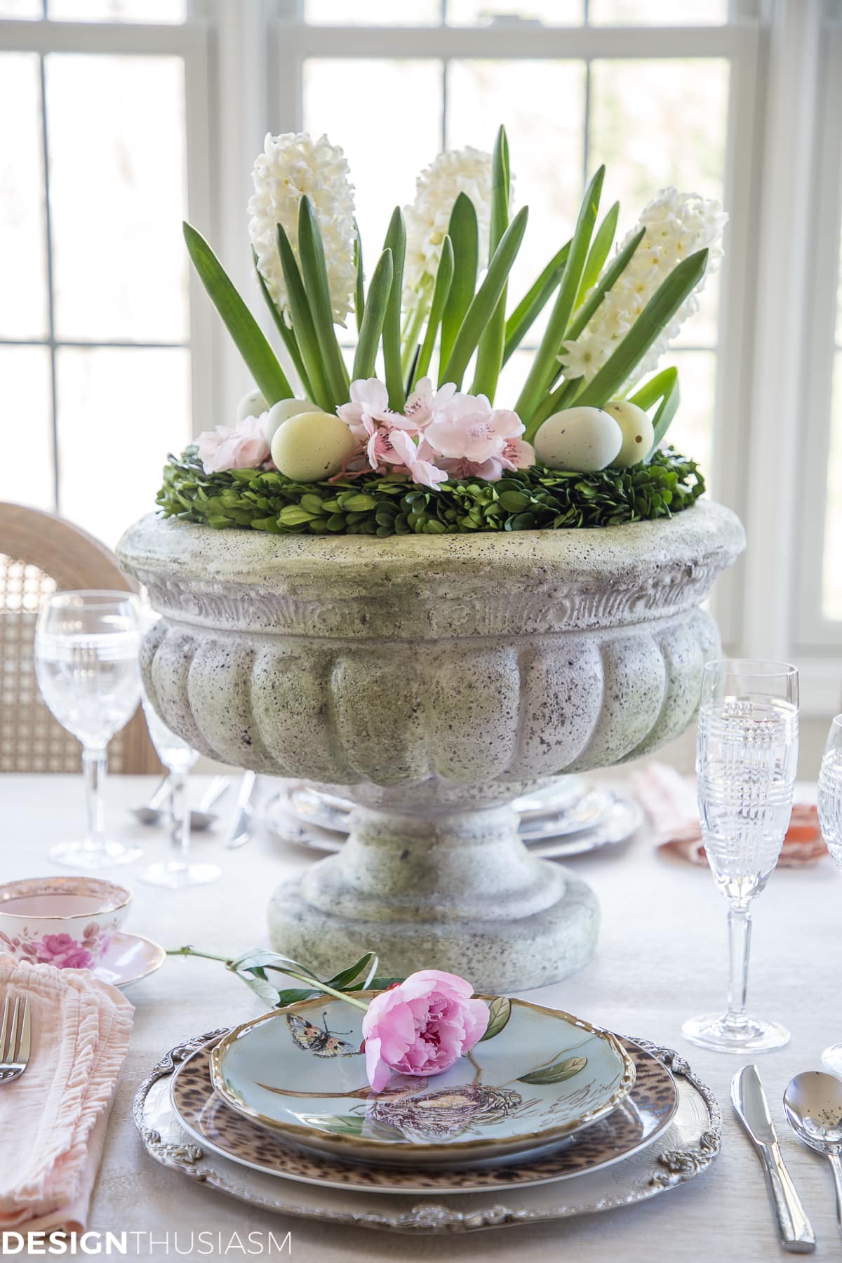 Easter Table Centerpiece with Arch