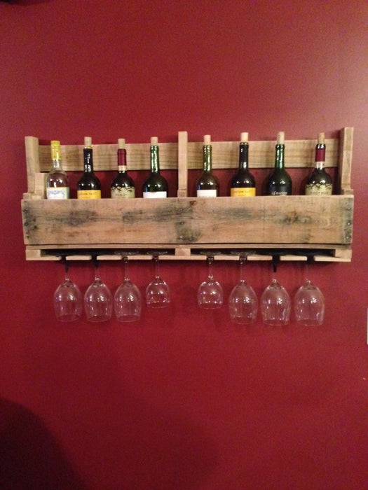 Pallet Wine Rack