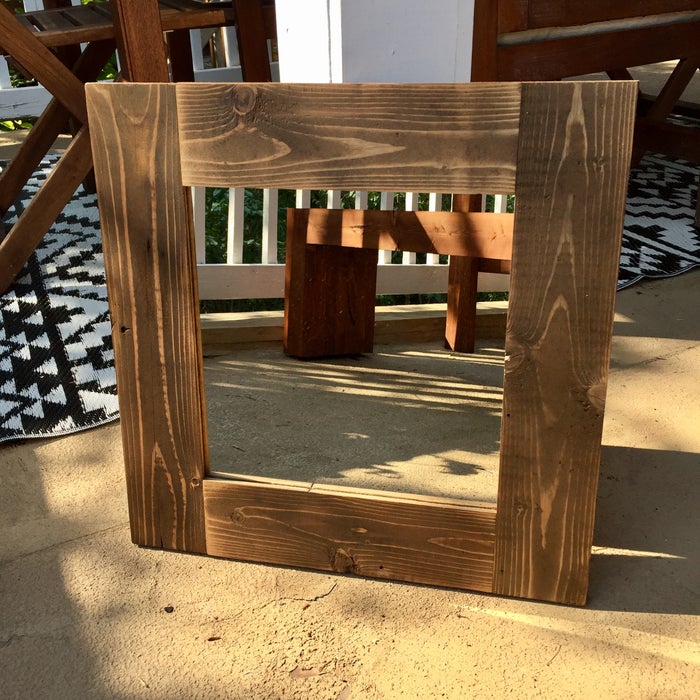 Reclaimed Wood Mirror Frame