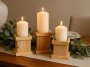 wooden candle holder - easy wooden projects