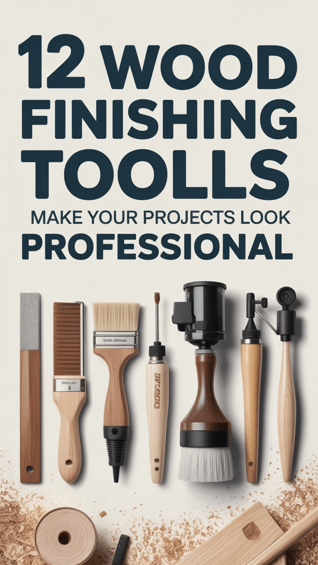 wood finishing tools