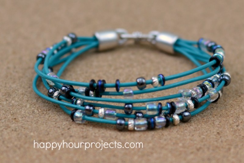 Layered & Leather Bracelet