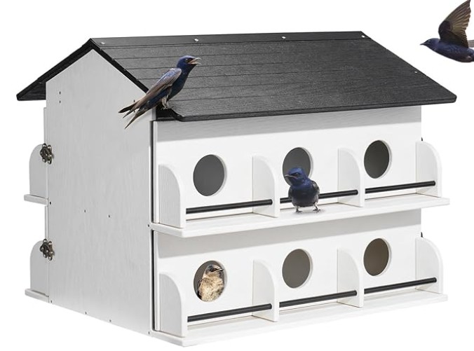 Multi-Room Purple Martin House