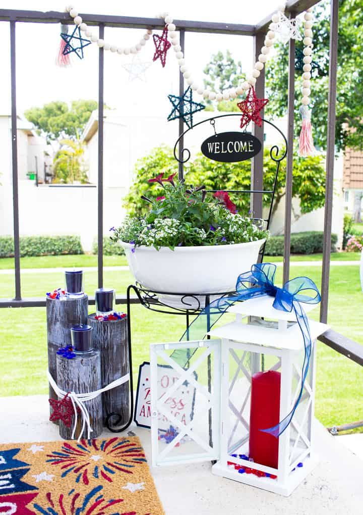 Patriotic Small Porch