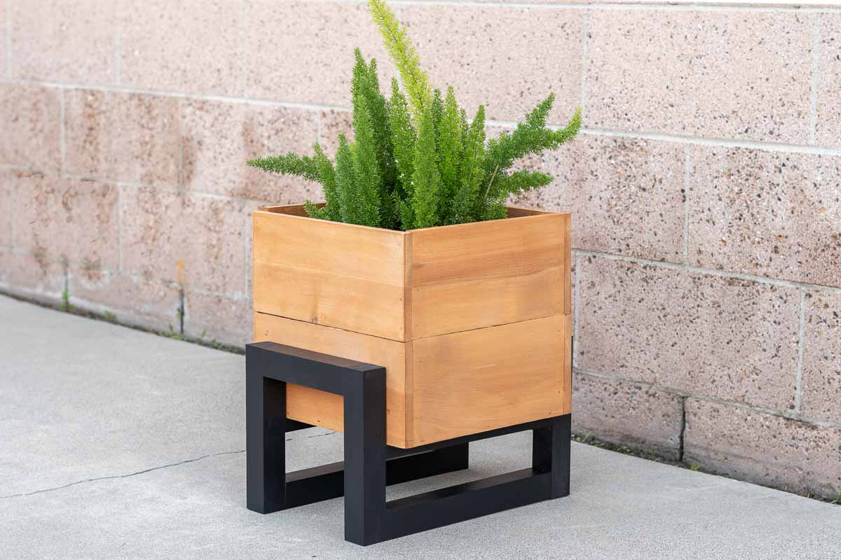 The Modern Angled Planter Box