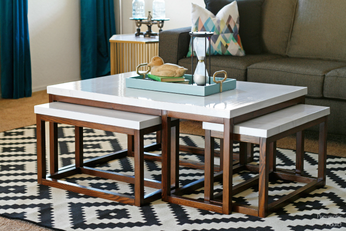 The Nested Coffee Tables Set