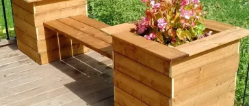 The Planter Box Bench Combo