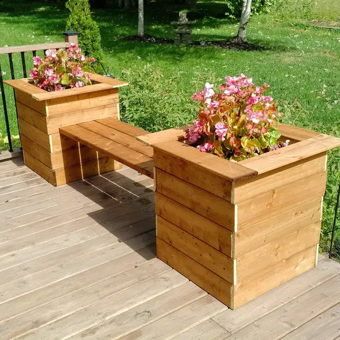 The Planter Box Bench Combo