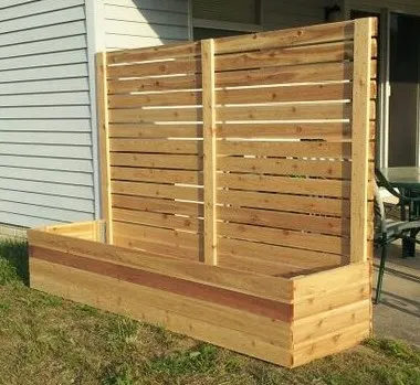 The Planter Box Divider Wall