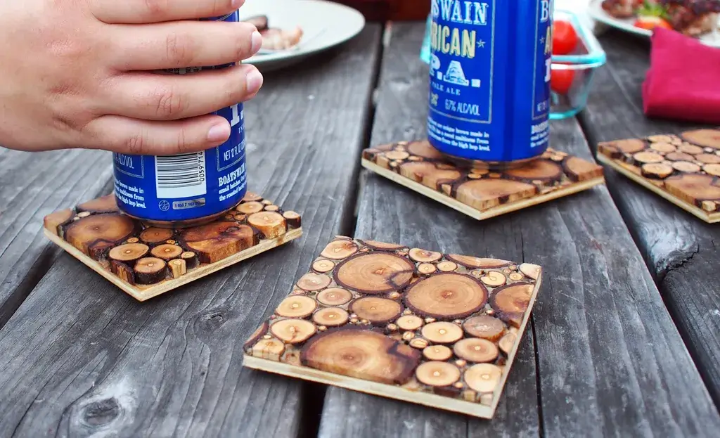 Wood Slice Coasters