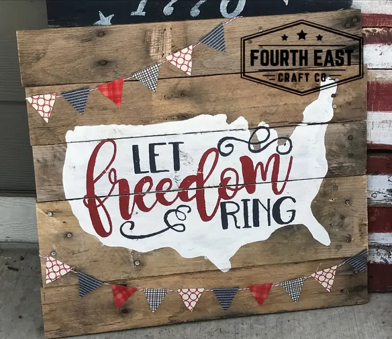 Wooden "Freedom" Barnwood Sign