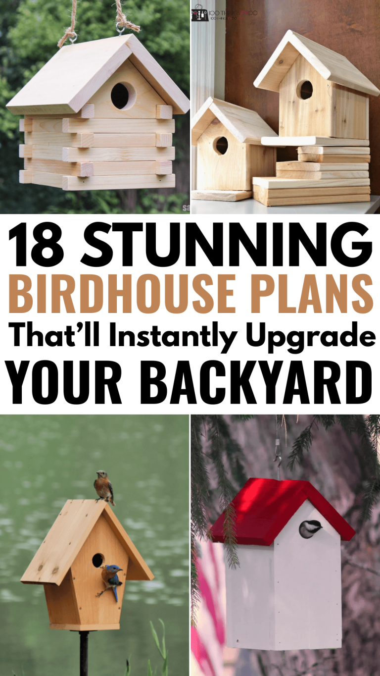 18 Stunning BirdHouse Plans That Will Transform Your Backyard