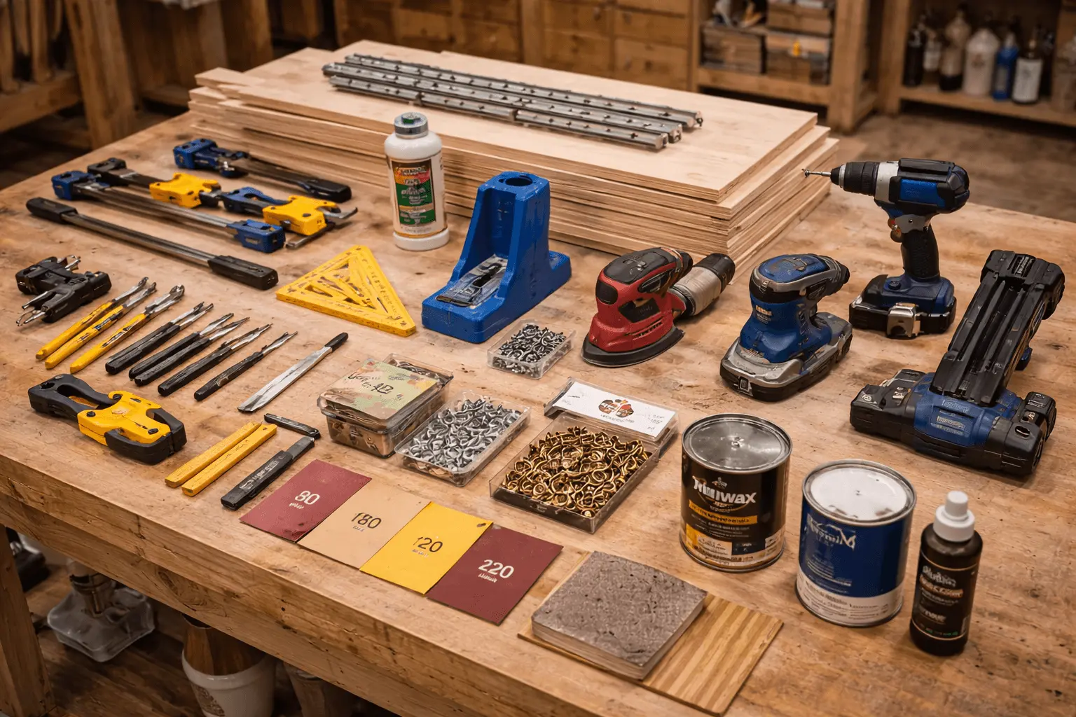 tools you need to buid a dresser