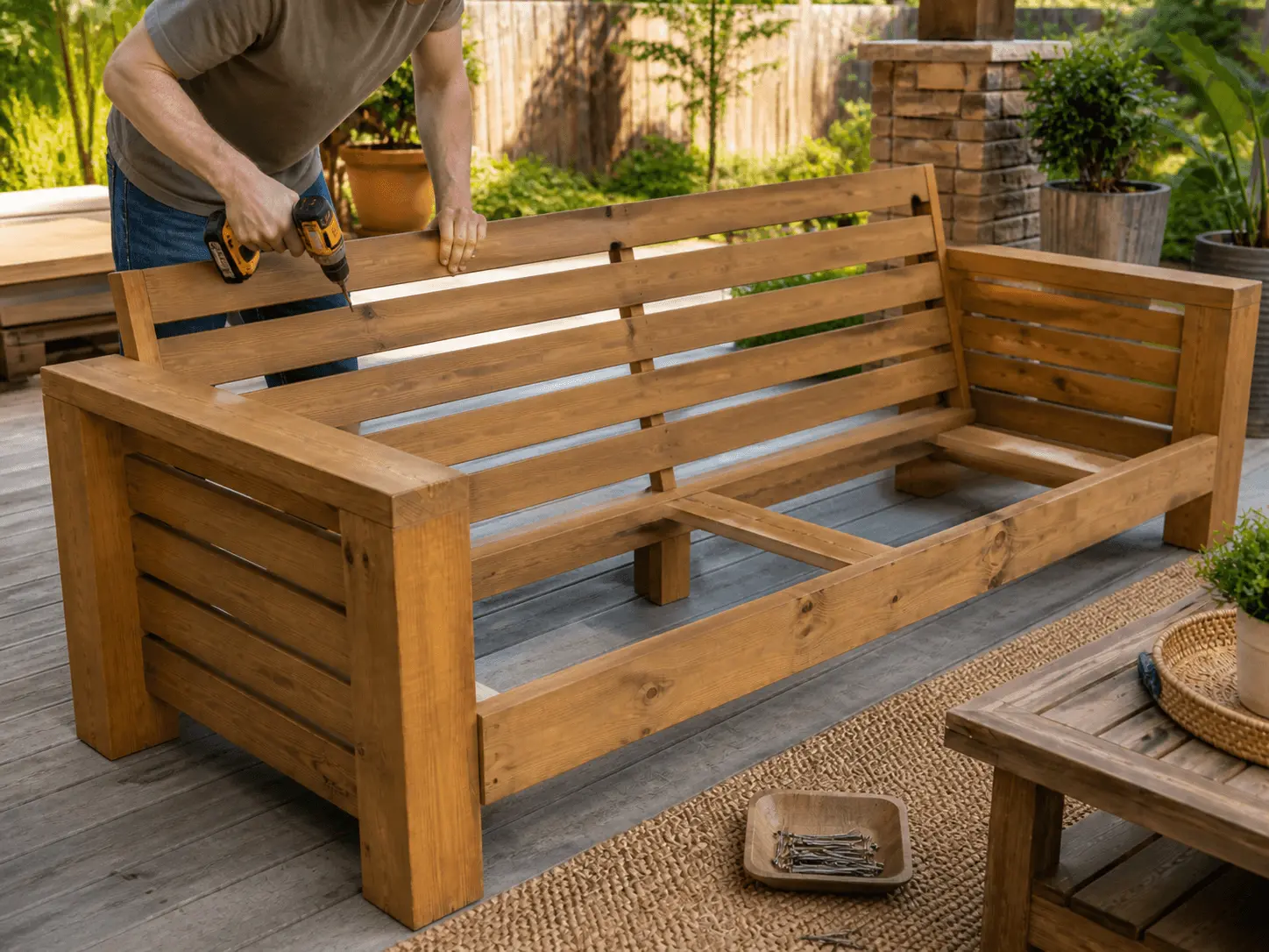 Add the Back Slats