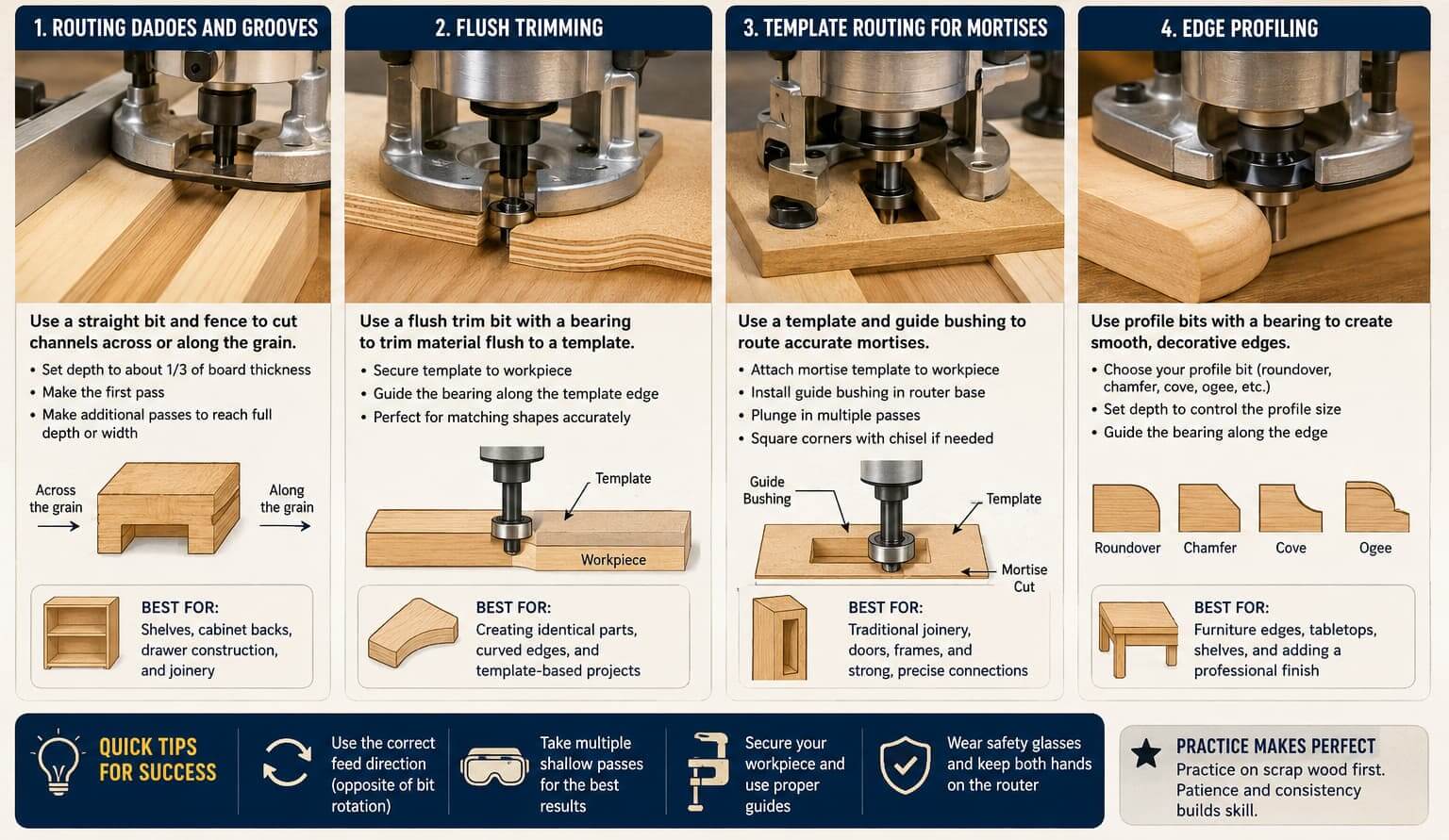 Common Router Techniques