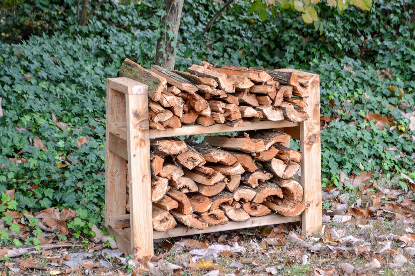 Firewood Log Storage Rack