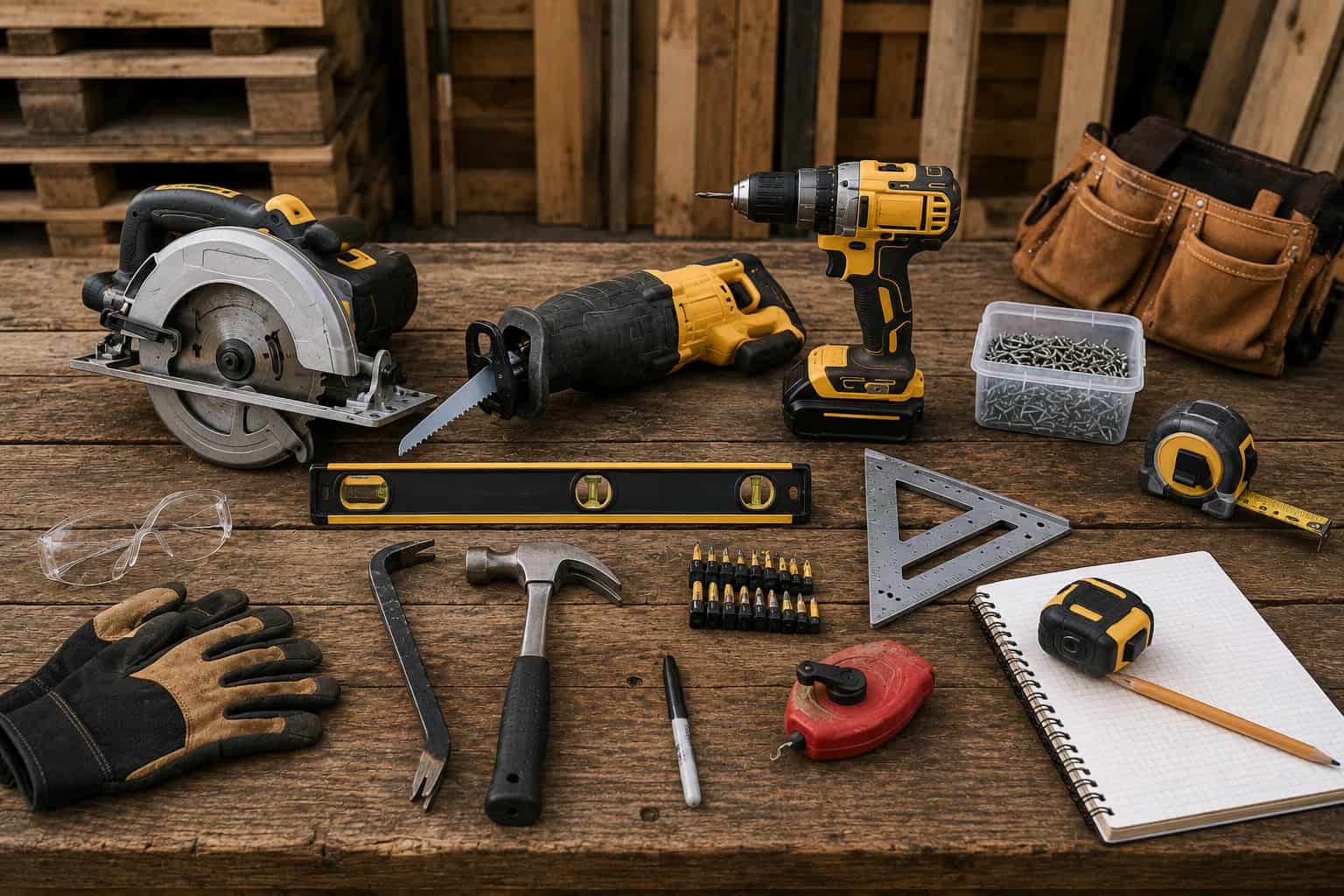 Pallet Shed tools