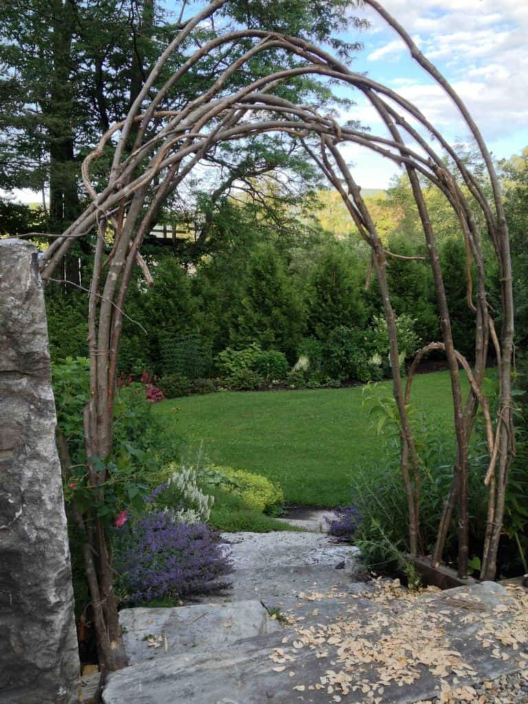 Rustic Branch Trellis