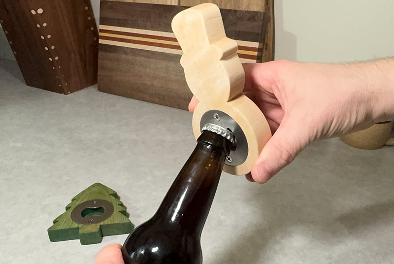 Wood Bottle Opener