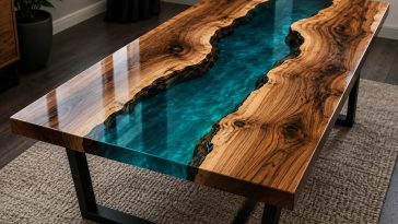 epoxy river table idea