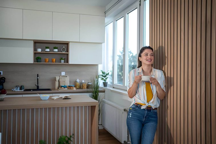 warm wood kitchen