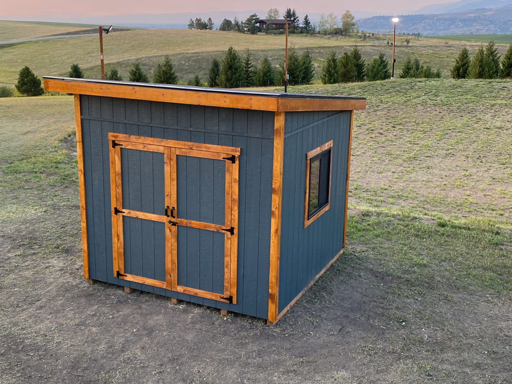 10x10 Modern Lean-To Shed