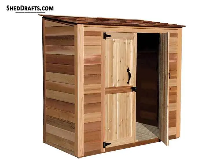 4x8 Lean-To Potting Shed