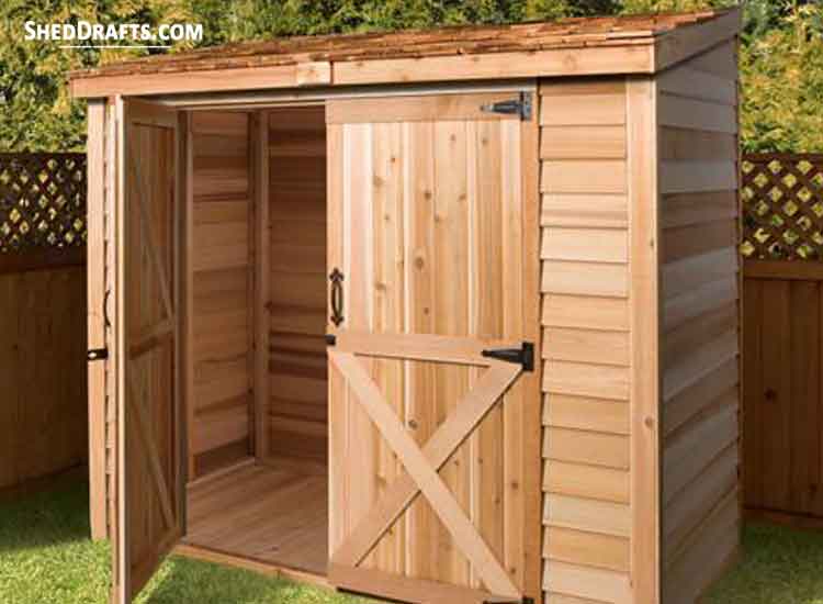 6x10 Firewood Lean-To Shed