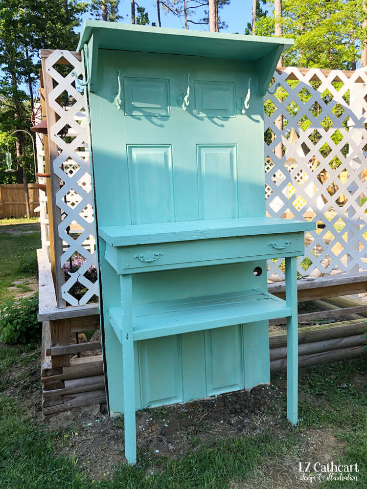 Antique Door Upcycle Bench