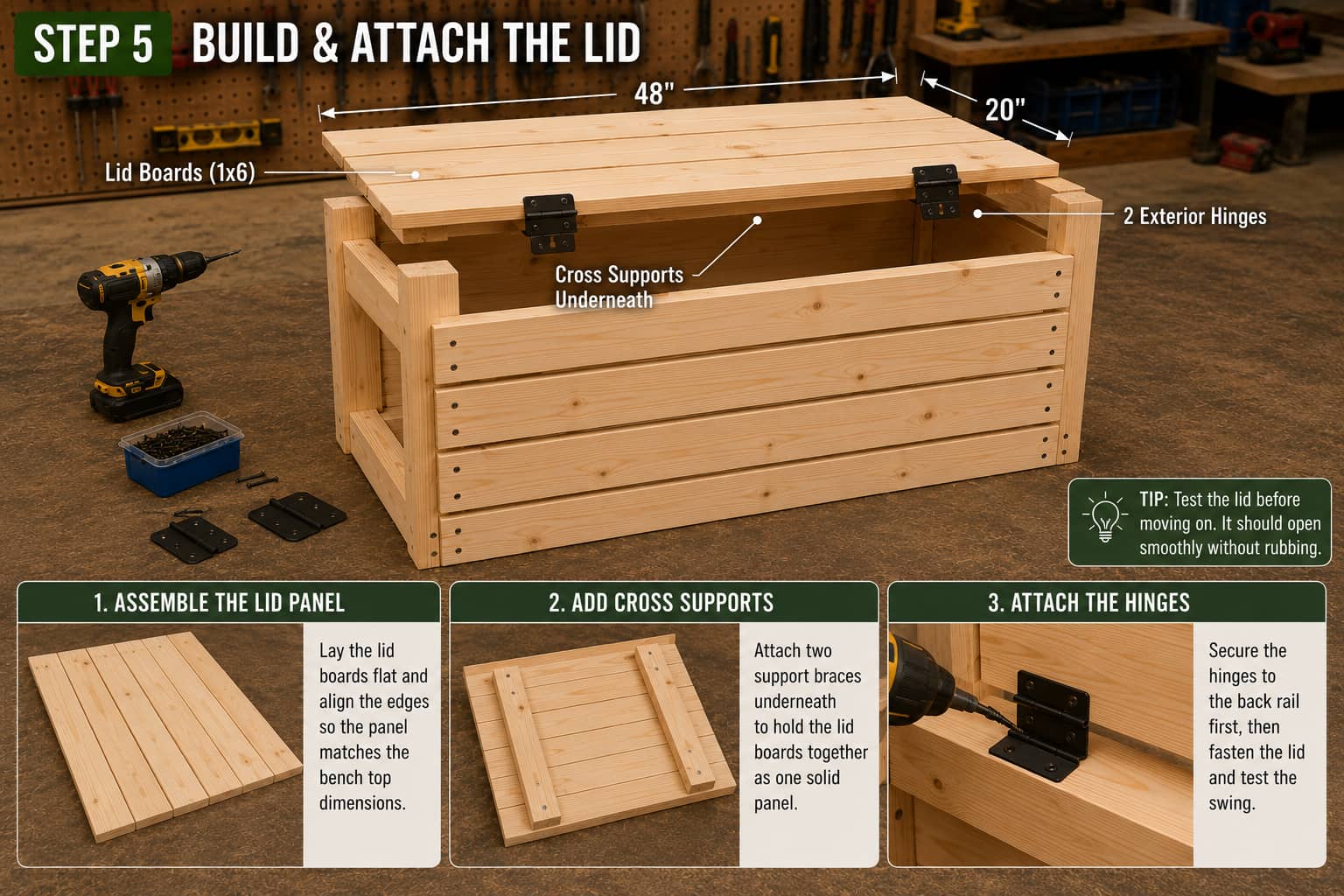 build the lid
