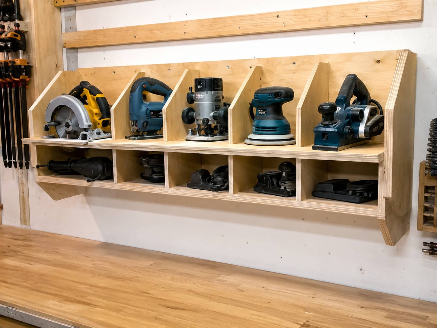 Circular Saw and Power Tool Shelf