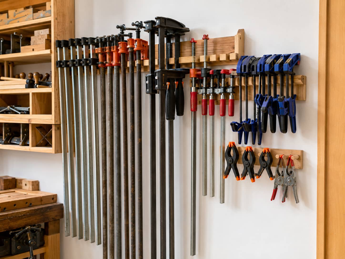 Clamp Wall Rack