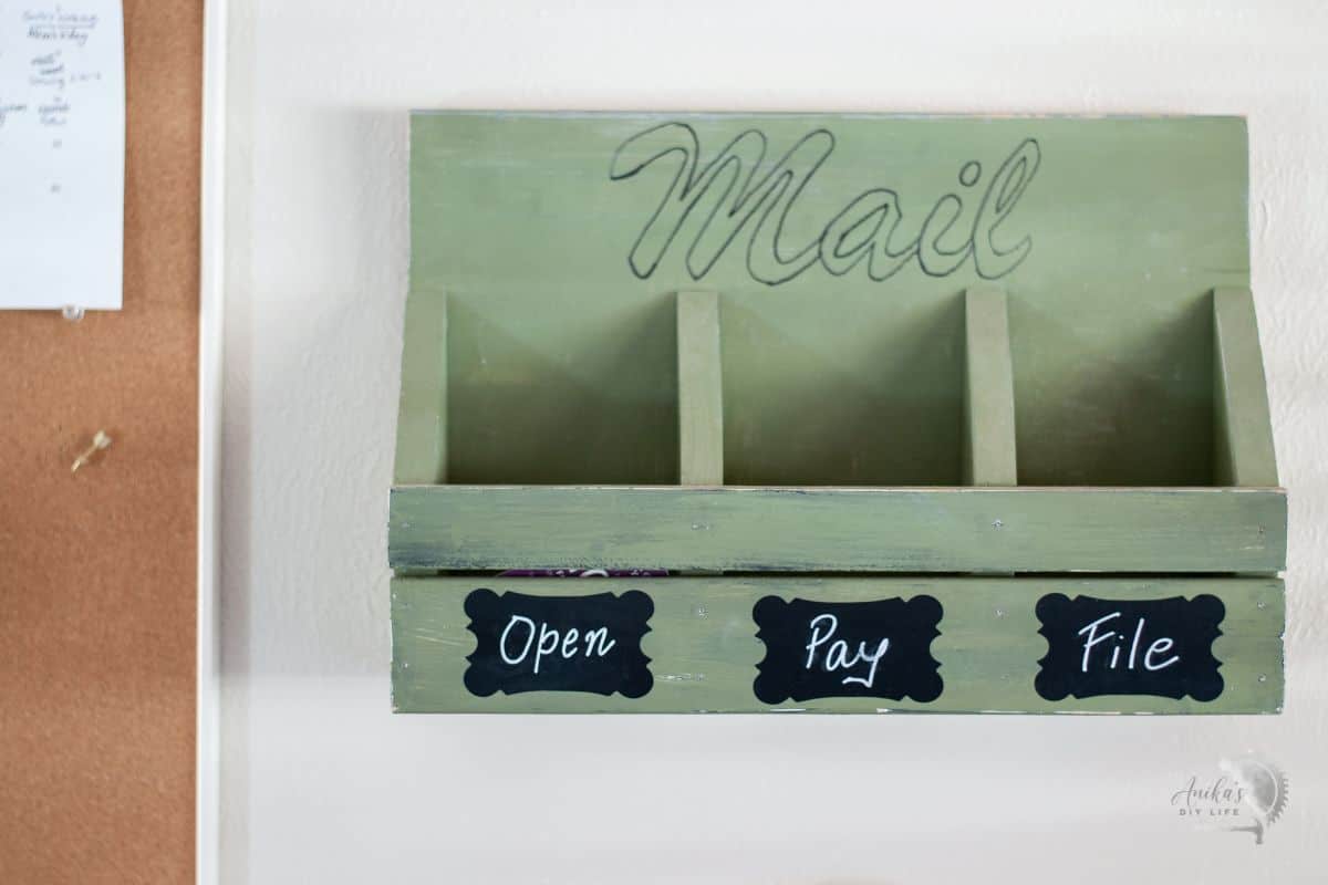 DIY Mail Organizer
