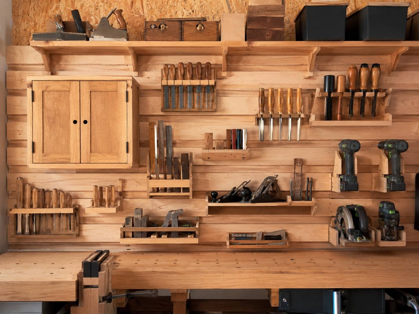 French Cleat Tool Wall