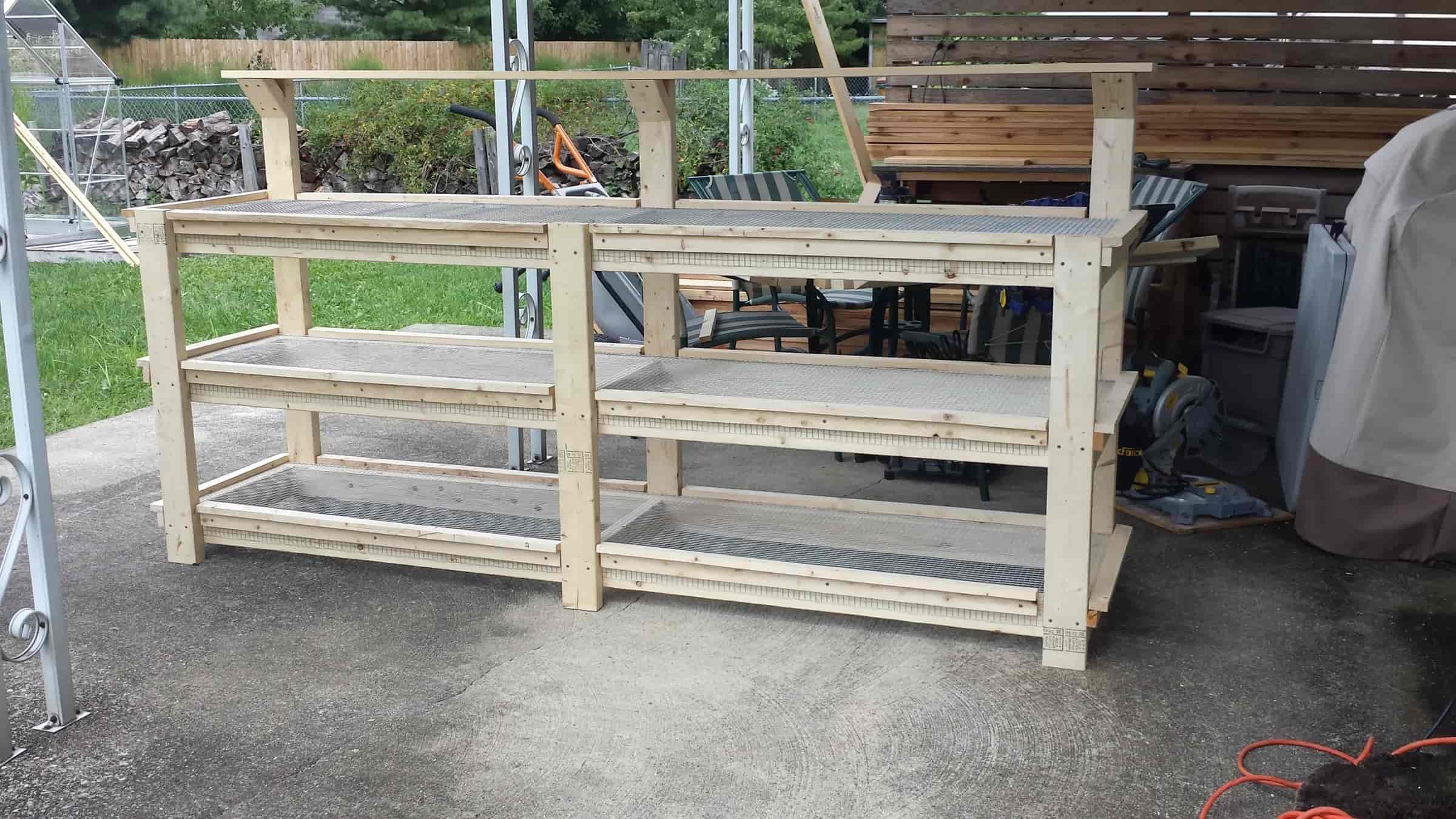 Greenhouse-Style Potting Bench