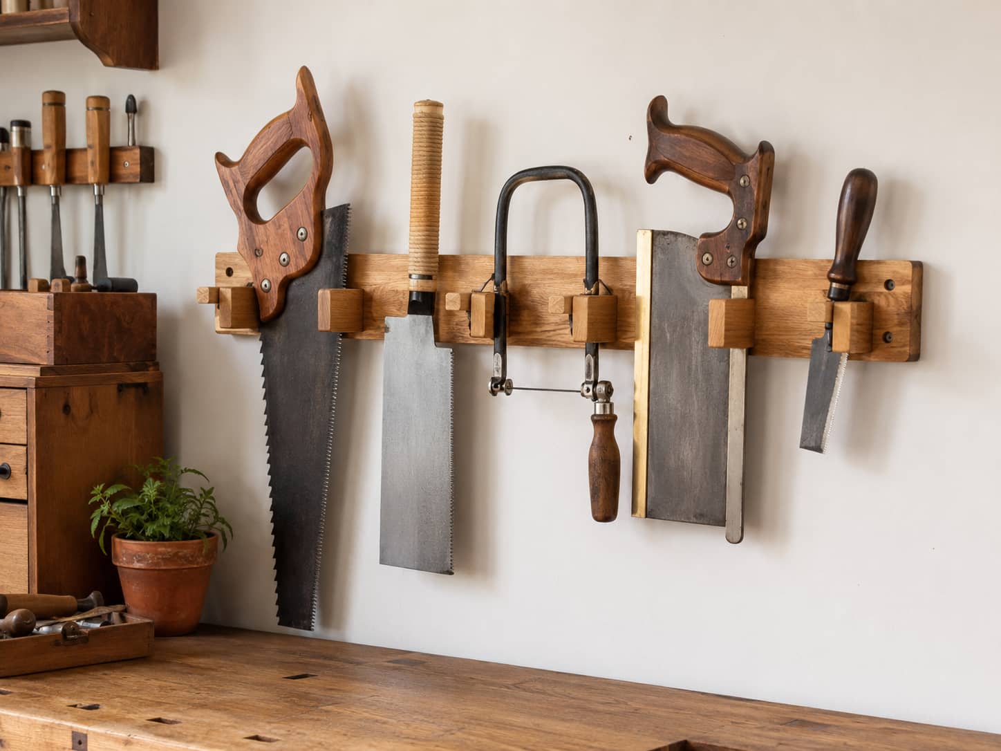 Hand Saw Wall Display