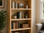 wooden bookshelf