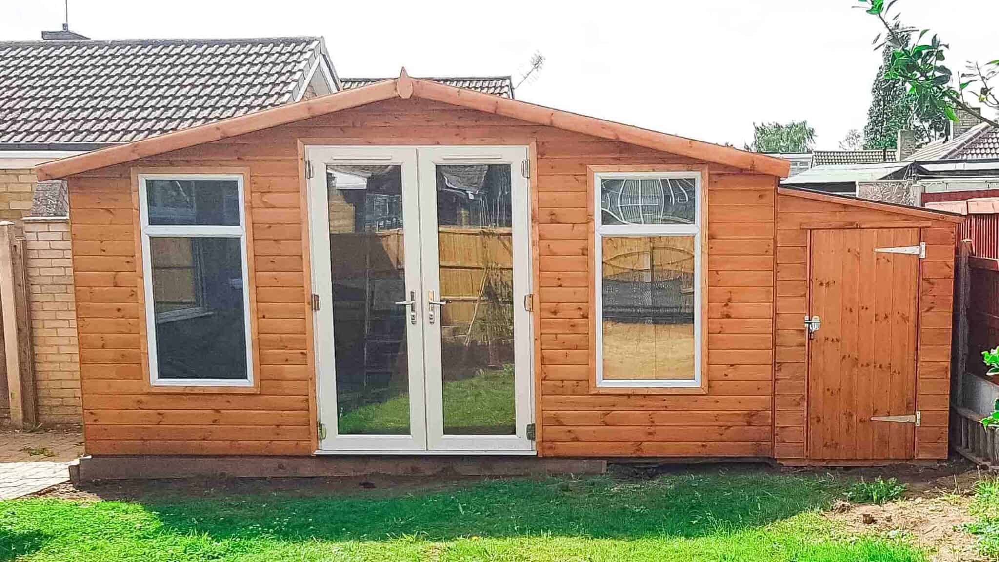 Lean-To Shed Attached to an Existing Shed or House