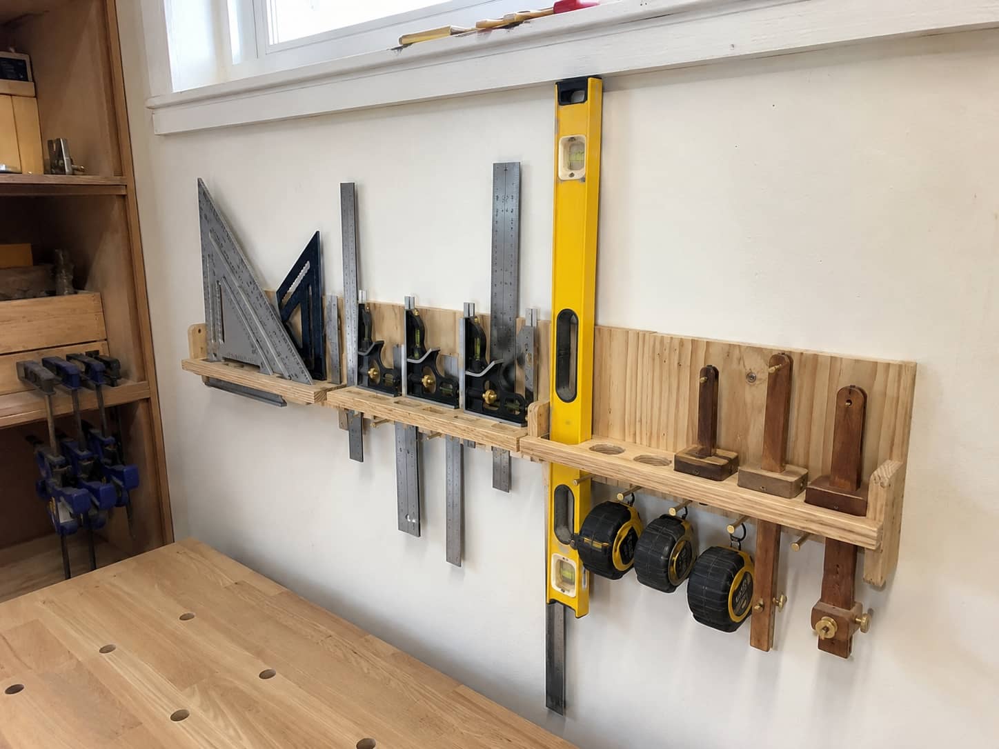 Measuring Tool Wall Holder