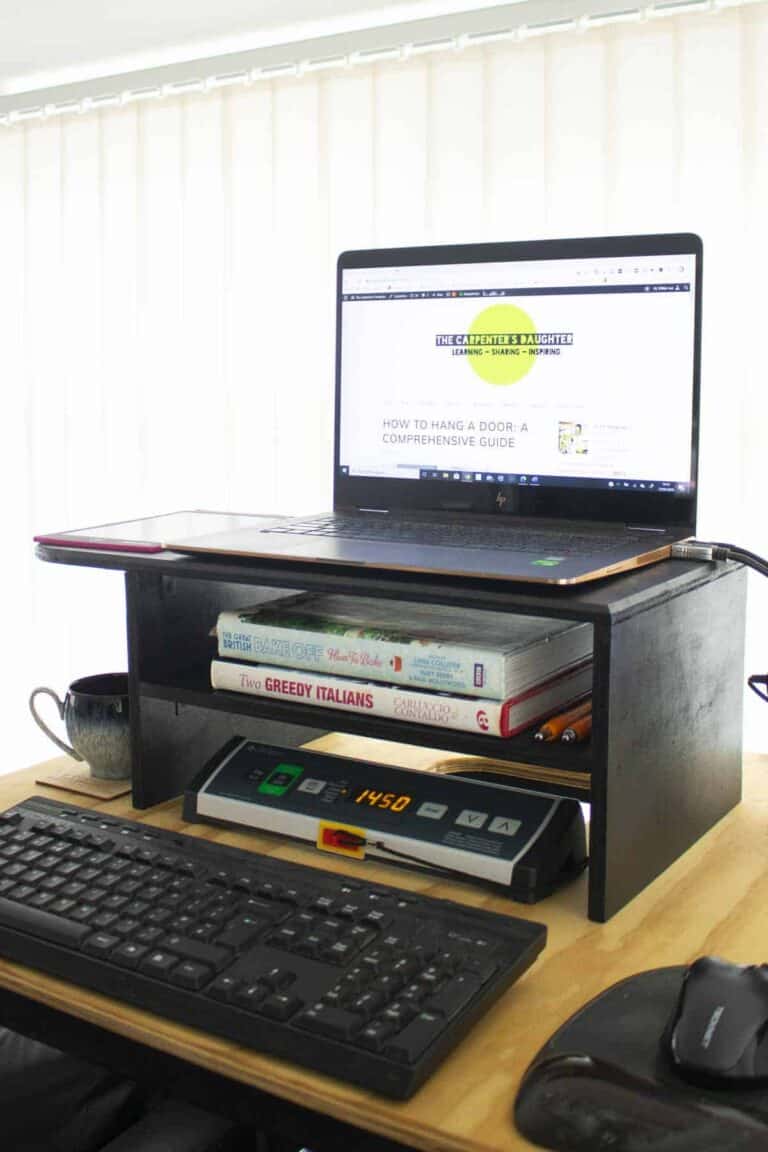 Monitor Riser With Hidden Storage
