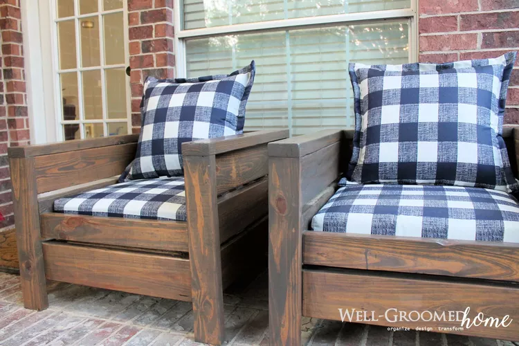 Outdoor Chair with Cushions