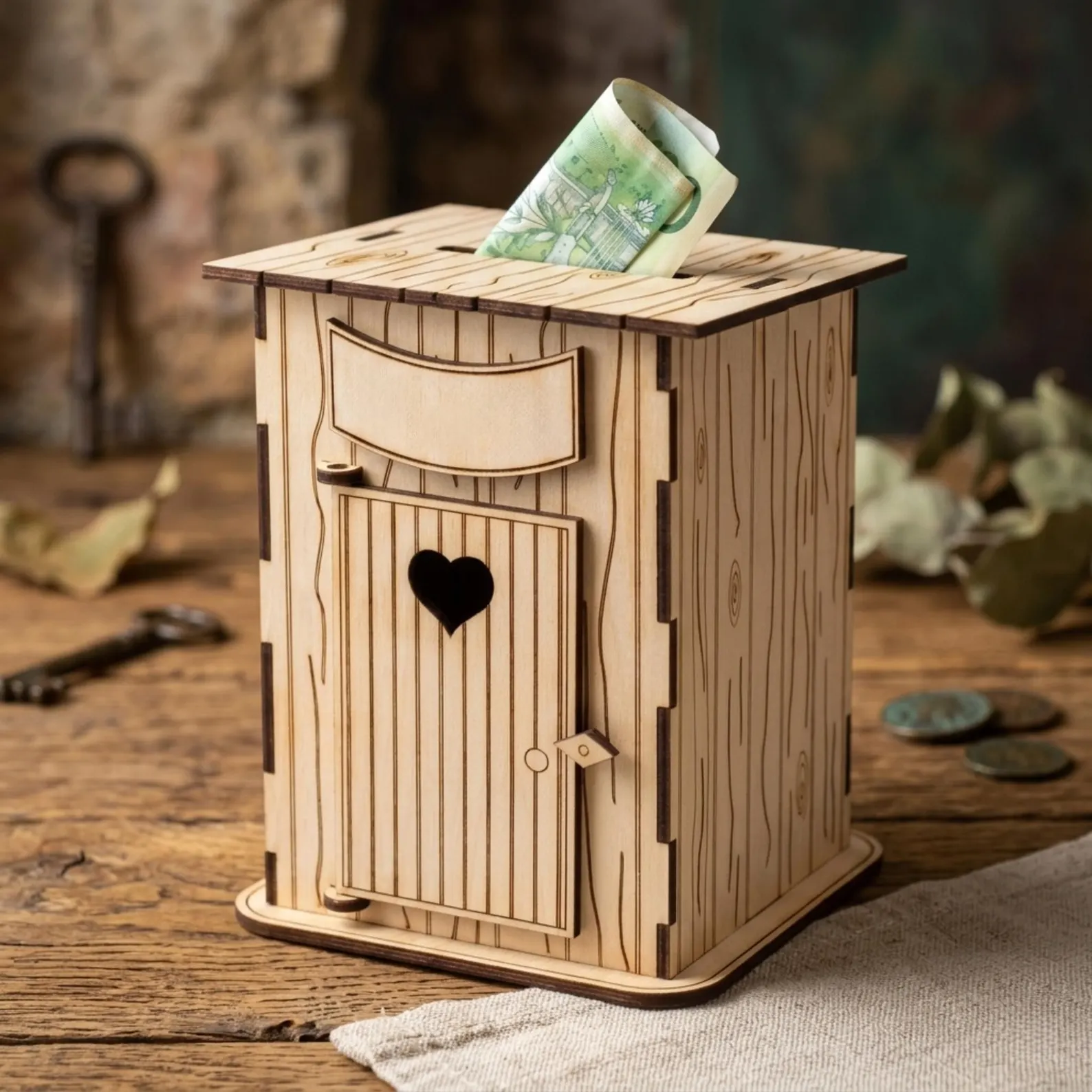 Piggy bank box plan