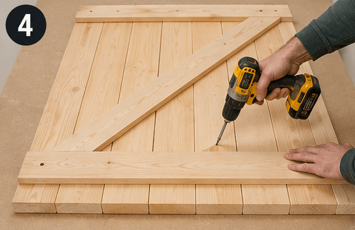 Sliding Barn Door STEP 3